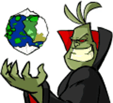 Neopets Dr Sloth GIF - Neopets Dr Sloth Turning Globe GIFs