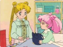 Sailor Moon Chibiusa GIF - Sailor Moon Chibiusa Hug GIFs