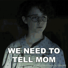 We Need To Tell Mom Phoebe GIF - We Need To Tell Mom Phoebe Mckenna Grace GIFs