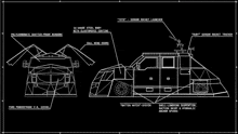 a black and white drawing of a military vehicle with a rocket launcher on top