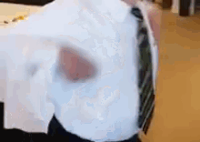 a close up of a person 's face with a mask on it .