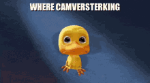Camversterking Crying Duck GIF