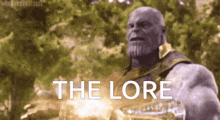 Thanos Lore GIF - Thanos Lore Feras GIFs