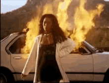 Angela Bassett Fire GIF - Angela Bassett Fire Car GIFs