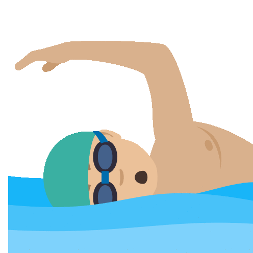 Swimming Joypixels Sticker - Swimming Joypixels Swim Stickers