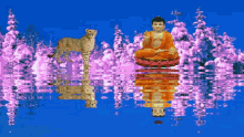 Lord Buddha Water GIF - Lord Buddha Water Reflection GIFs