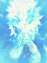 a drawing of a person holding a lightning bolt