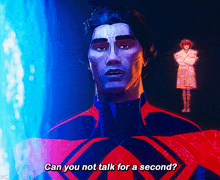 Spider Man Miguel Ohara GIF - Spider Man Miguel Ohara Can You Not Talk For A Second GIFs