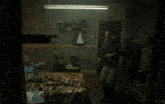 a man running down a hallway with the word kepler on the bottom right