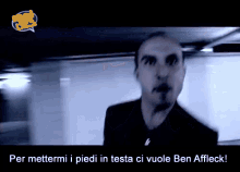 Mai Dire Maccio Capatonda Per Mettermi I Piedi In Testa Ci Vuole Ben Affleck GIF - Pride Italian Tv Show Italian Comedy GIFs