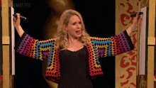 Lucy Beaumont Taskmaster GIF - Lucy Beaumont Taskmaster Tongue Out GIFs
