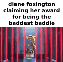 Diane Foxington Award GIF - Diane Foxington Award Baddie GIFs