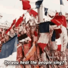 Les Miserable Doyouhearthepeoplesing GIF - Les Miserable Doyouhearthepeoplesing Lesmis GIFs