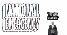 national emergency two very big words donald trump crooked media pod save america