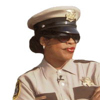 Stare Deputy Raineesha Williams Sticker - Stare Deputy Raineesha Williams Reno911 Stickers