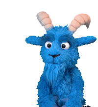 Blauer Bock Blue Goat Sticker - Blauer Bock Blue Goat Clapping Stickers