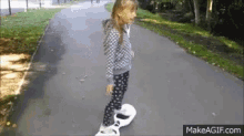 Spin Spin Spin GIF - Spin Hoverboard Little Girl GIFs