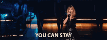 You Can Stay Taylor Swift GIF - You Can Stay Taylor Swift City Of Lover GIFs