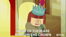 None Of Them Are Worthy The Crown Pinky Malinky GIF - None Of Them Are Worthy The Crown Pinky Malinky They Are Not Deserving For The Crown GIFs