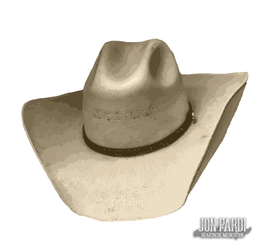 Cowboy Hat Hat Sticker - Cowboy Hat Hat Straw Hat Stickers