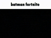 a blue lightning bolt with the words batman fortnite on it