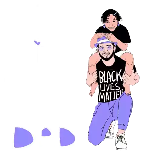 Fathers Day Dad Sticker - Fathers Day Dad Father Stickers