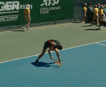Banging The Tennis Racket Challengers GIF - Banging The Tennis Racket Challengers Hitting The Racket GIFs