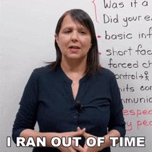 I Ran Out Of Time Rebecca GIF - I Ran Out Of Time Rebecca Engvid GIFs