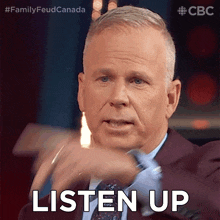 Listen Up Gerry Dee GIF - Listen Up Gerry Dee Family Feud Canada GIFs