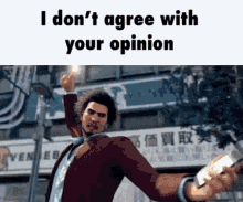 Yakuza Opinion Rejected GIF - Yakuza Opinion Rejected Ichiban Absolutely Obliterating An Innocent Citizen GIFs
