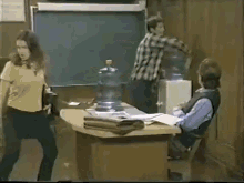Water Bottle Replacement Gone Wrong... GIF - Boston Common Tvshows Physicalcomedy GIFs