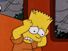 Bart Simpson Headache GIF