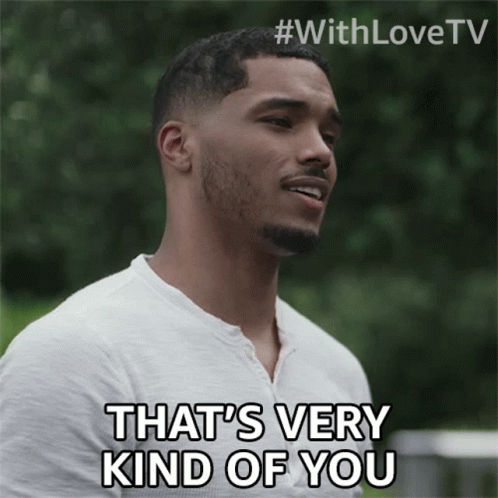 Thats Very Kind Of You Santiago Zayas GIF - Thats Very Kind Of You Santiago Zayas With Love GIFs