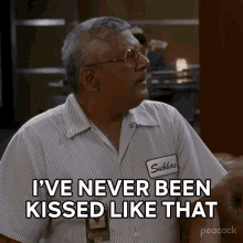 Ive Never Been Kissed Like That Subhas GIF - Ive Never Been Kissed Like That Subhas 30rock GIFs