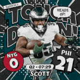 Philadelphia Eagles (21) Vs. New York Giants (0) Second Quarter GIF - Nfl National Football League Football League GIFs