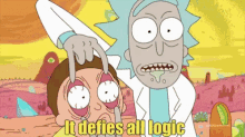 Rick And Morty Look GIF - Rick And Morty Look It Defies All Logic GIFs