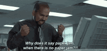 Office Space Paper Jam GIF - Office Space Paper Jam Angry GIFs