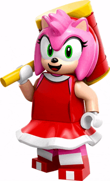 lego amy rose amy rose sonic the hedgehog lego sonic forces speed battle