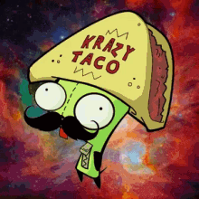 Crazy Taco Nachos GIF - Crazy Taco Nachos Mustache GIFs