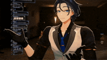 a video game character with the words i don t know behind him