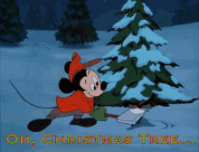 Oh, Christmas Tree GIF - Mickey Mouse Disney Christmas Tree GIFs