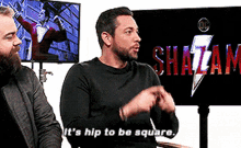 Its Hip To Be Square Zachary Levi GIF - Its Hip To Be Square Zachary Levi Shazam GIFs