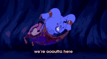 After 1 Cup Of Coffee GIF - Wereouttahere Genie Aladdin GIFs