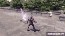 Zio Kamen Rider GIF - Zio Kamen Rider Rider Kick GIFs