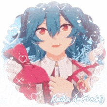 a picture of a girl with the name laika de freddy
