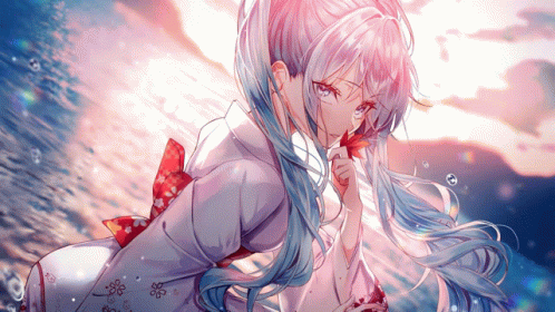 Miku Anime GIF - Miku Anime Water - ค้นพบและแชร์ GIF