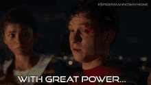 With Great Power Comes Great Responsibility Spider Man GIF - With Great Power Comes Great Responsibility Spider Man Peter Parker GIFs