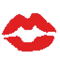 a pixel art of a heart with a pink heart inside