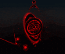 a red circle with a needle in it