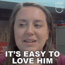 Its Easy To Love Him Happily GIF - Its Easy To Love Him Happily Its No Task To Love Him GIFs